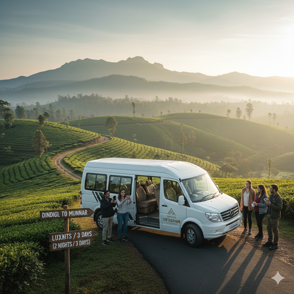 Executive Group Luxury: Dindigul to Mettupalayam (2 Nights / 3 Days)