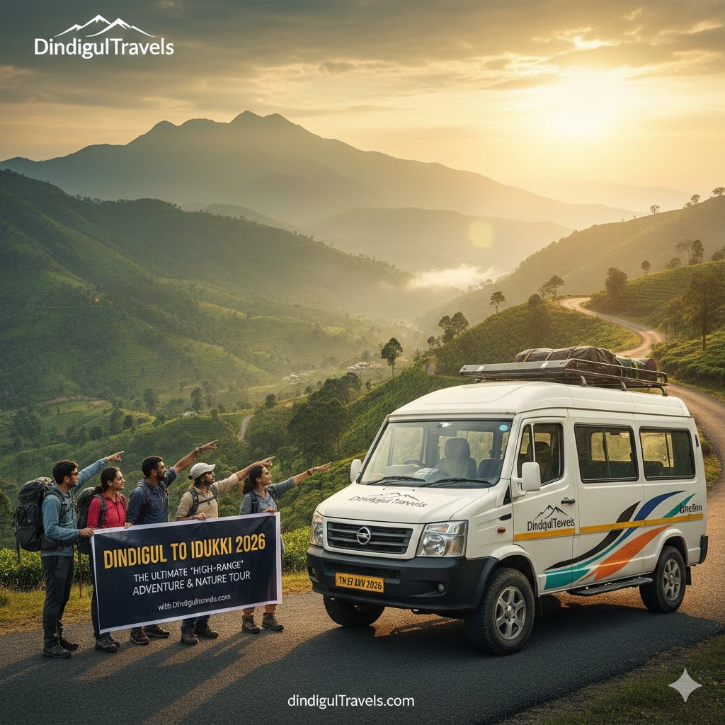 Dindigul to Idukki 2026 The Ultimate High-Range Adventure Nature Tour with dindigultravels force Urbania