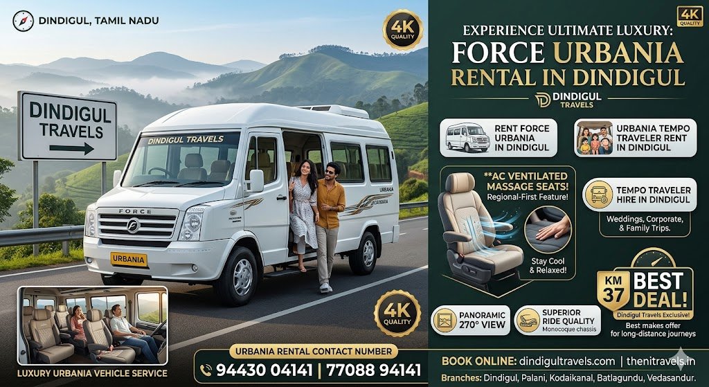 Force Urbania Rental in Dindigul 2026